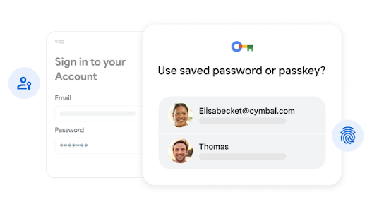 Google Workspace login protections and controls with passkeys and two-step verification. 