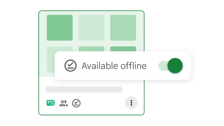 Toggle option to work offline
