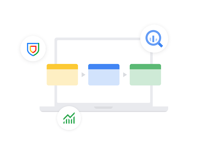 Google Workspace login protections and controls with passkeys and two-step verification. 