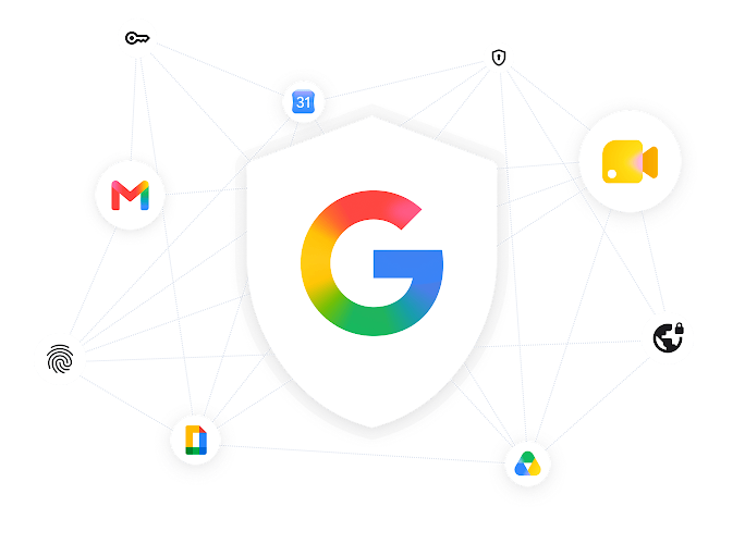 Illustration des outils de chiffrement contrôlés par le client dans Google Workspace